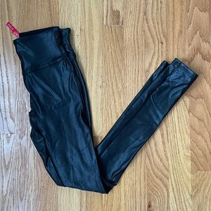 SPANX LEATHER LEGGINGS